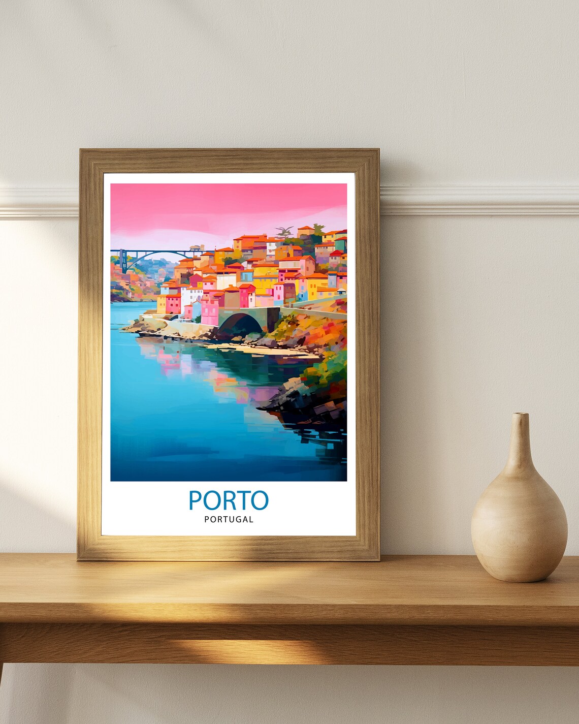 Porto Portugal Travel Poster, Porto Wall Decor - Image 2