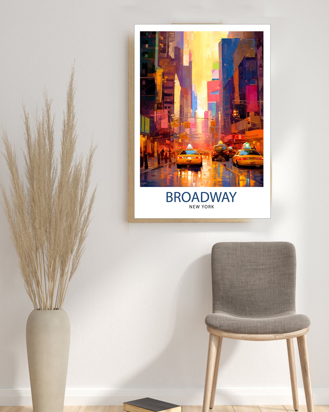 Broadway New York City Travel Poster, Wall Decor - Image 3