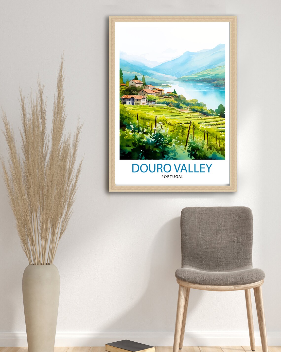 Douro Valley Portugal Art Print, Wine Region Decor - Image 3