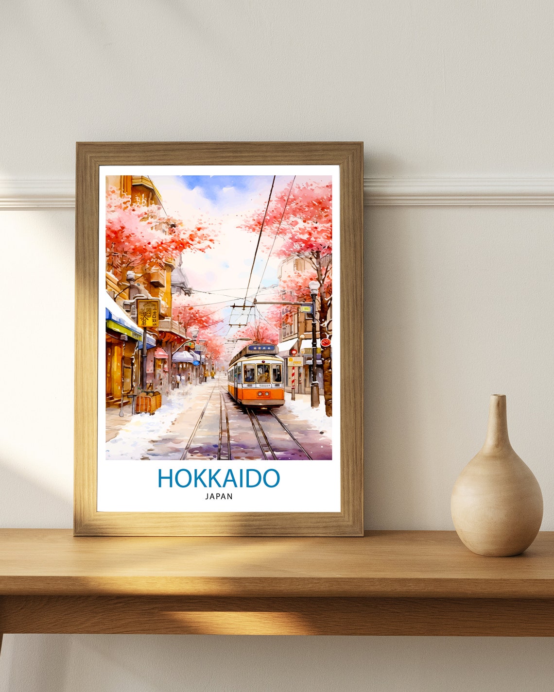 Hokkaido Japan Travel Print Hokkaido Wall Decor Hokkaido Poster Japan Travel Prints Hokkaido Art Print Hokkaido Illustration Hokkaido Wall - Image 3