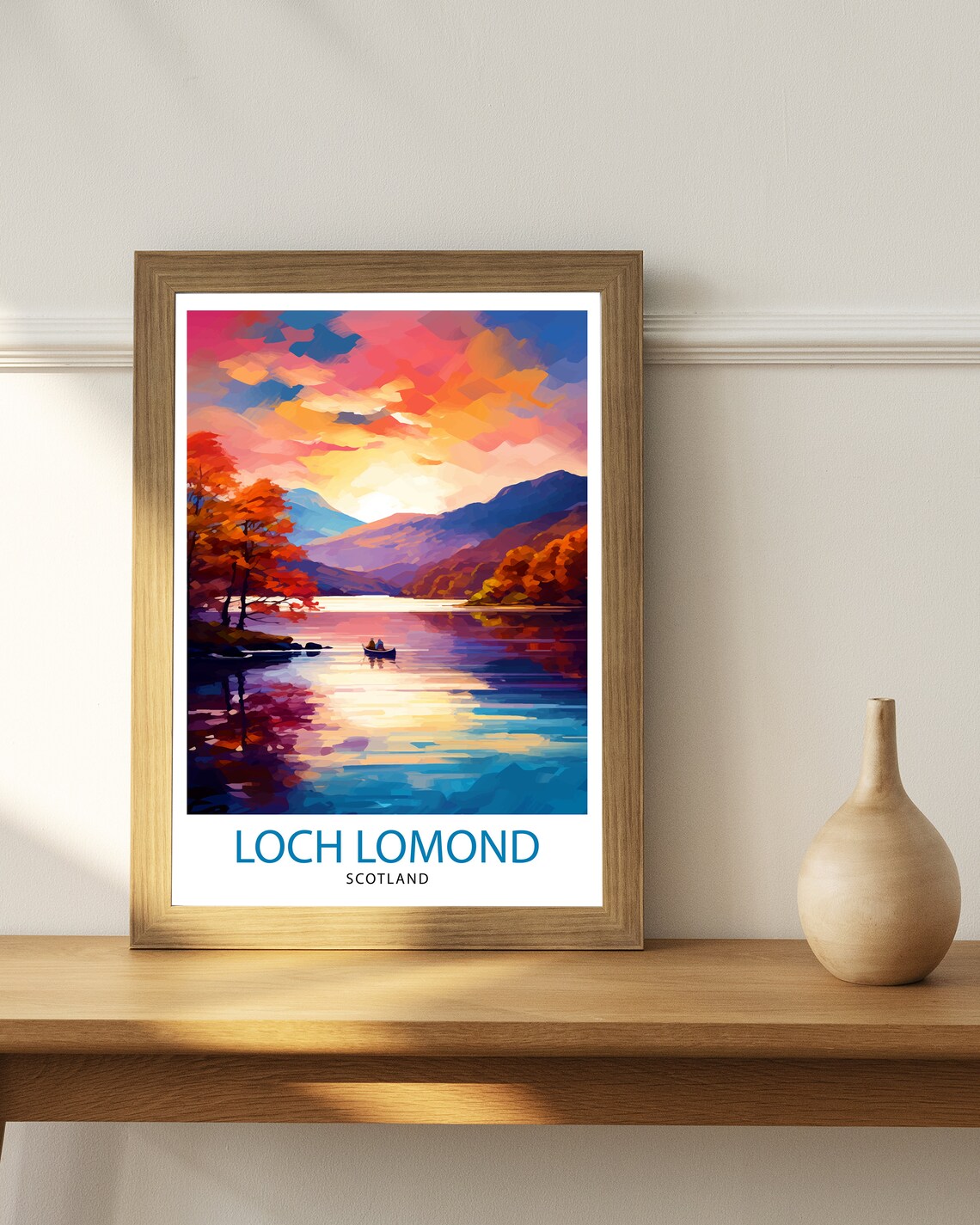 Loch Lomond Travel Poster, Scotland Wall Decor - Image 2
