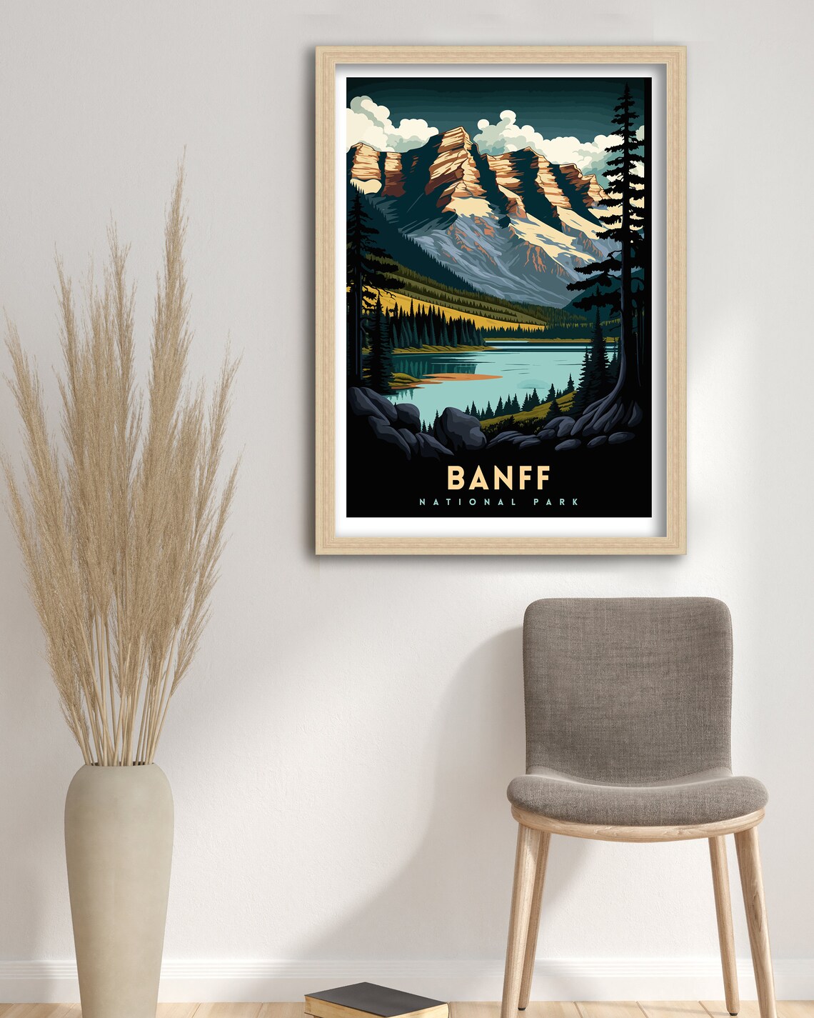 Banff National Park Travel Poster, Wall Decor - Image 3