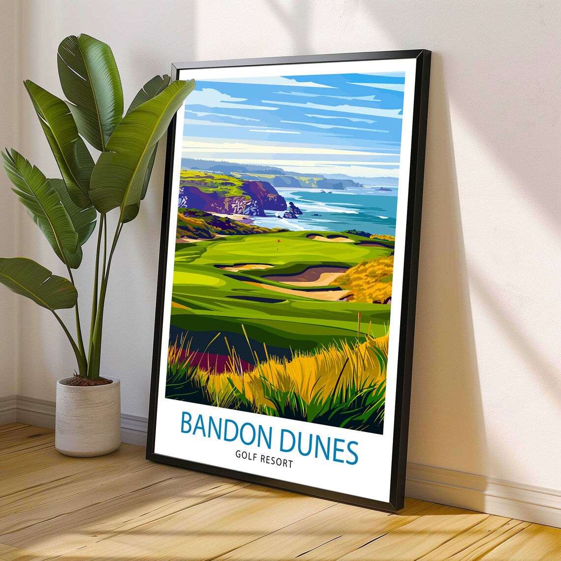 Bandon Dunes Golf Resort Oregon Travel Poster - Image 2