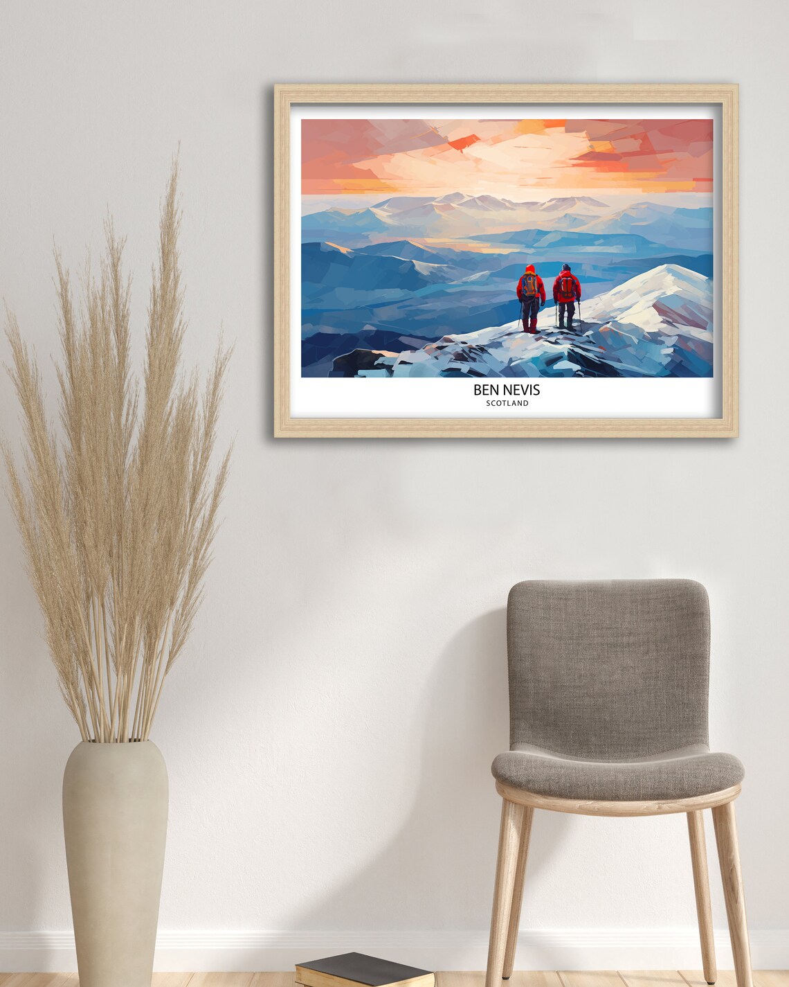 Ben Nevis Scottish Mountain Art Print, Highland Landscape - Image 2