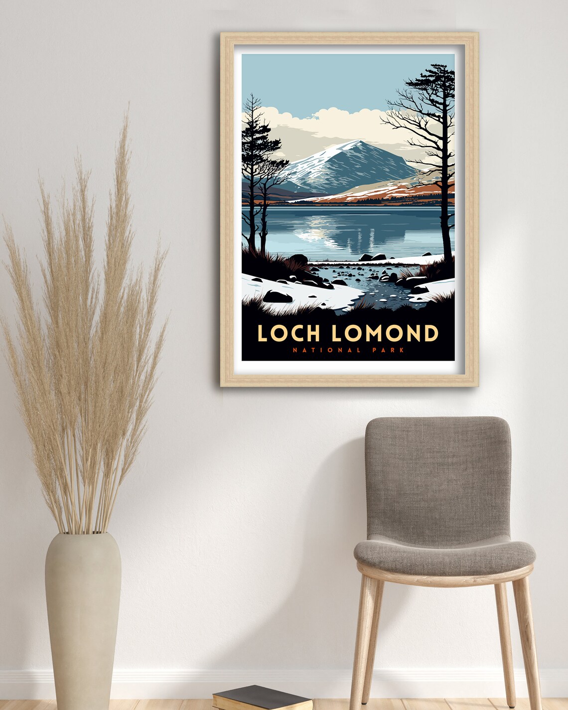 Loch Lomond Scotland National Park Travel Poster - Image 3