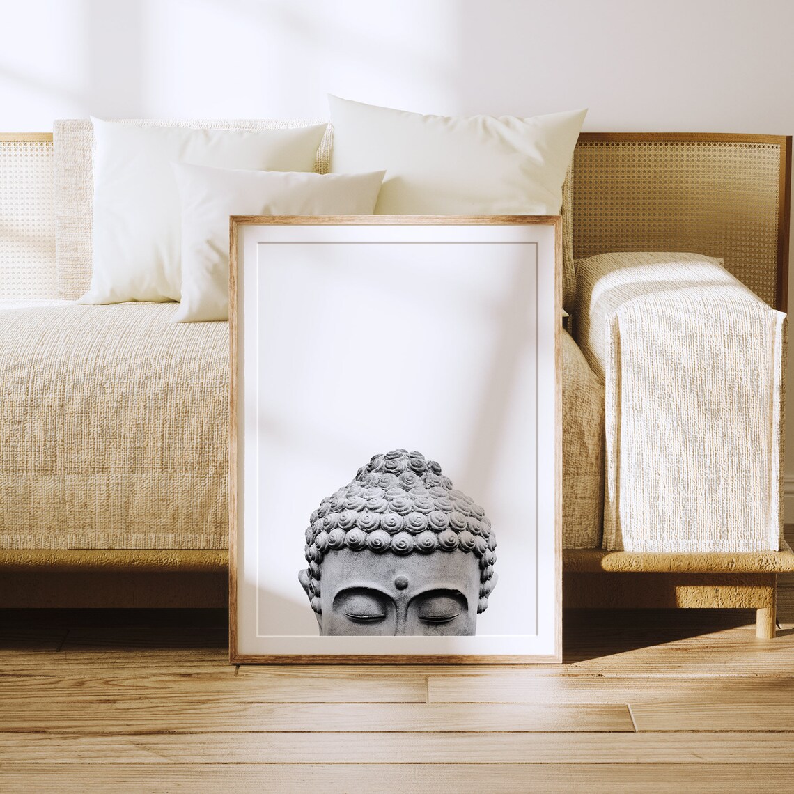 Buddha Statue Photograph, Boho Minimalist Art Print - Image 4
