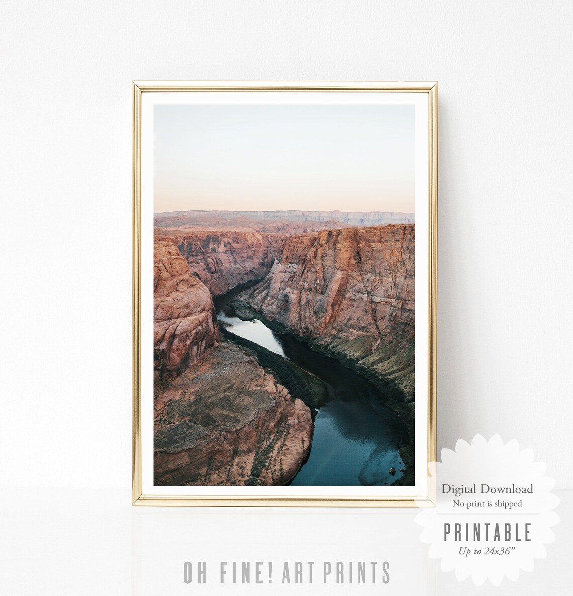 Canyon Boho Southwestern Desert Wall Art Print - Image 2