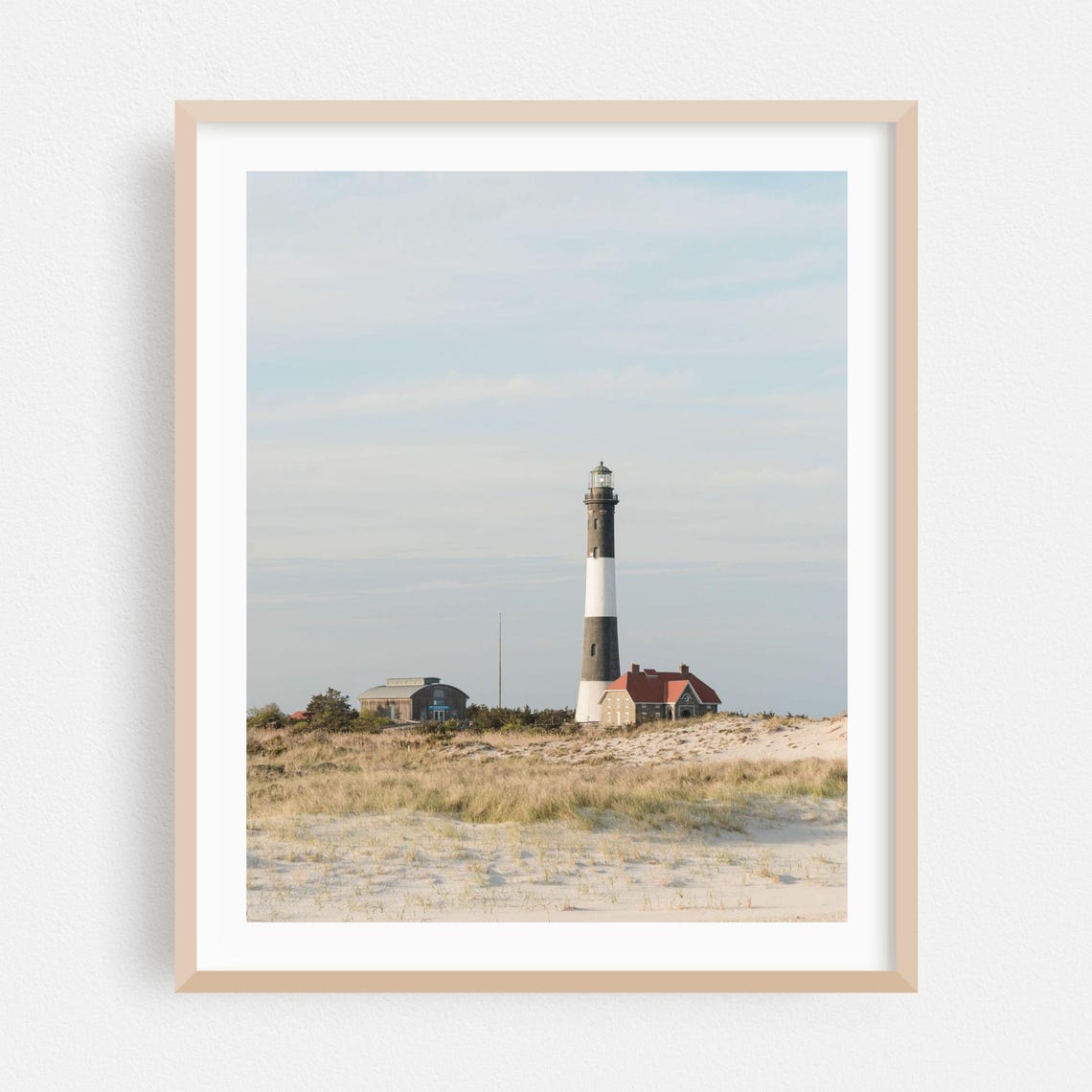 Fire Island Lighthouse New York Coastal Photography Ocean Poster