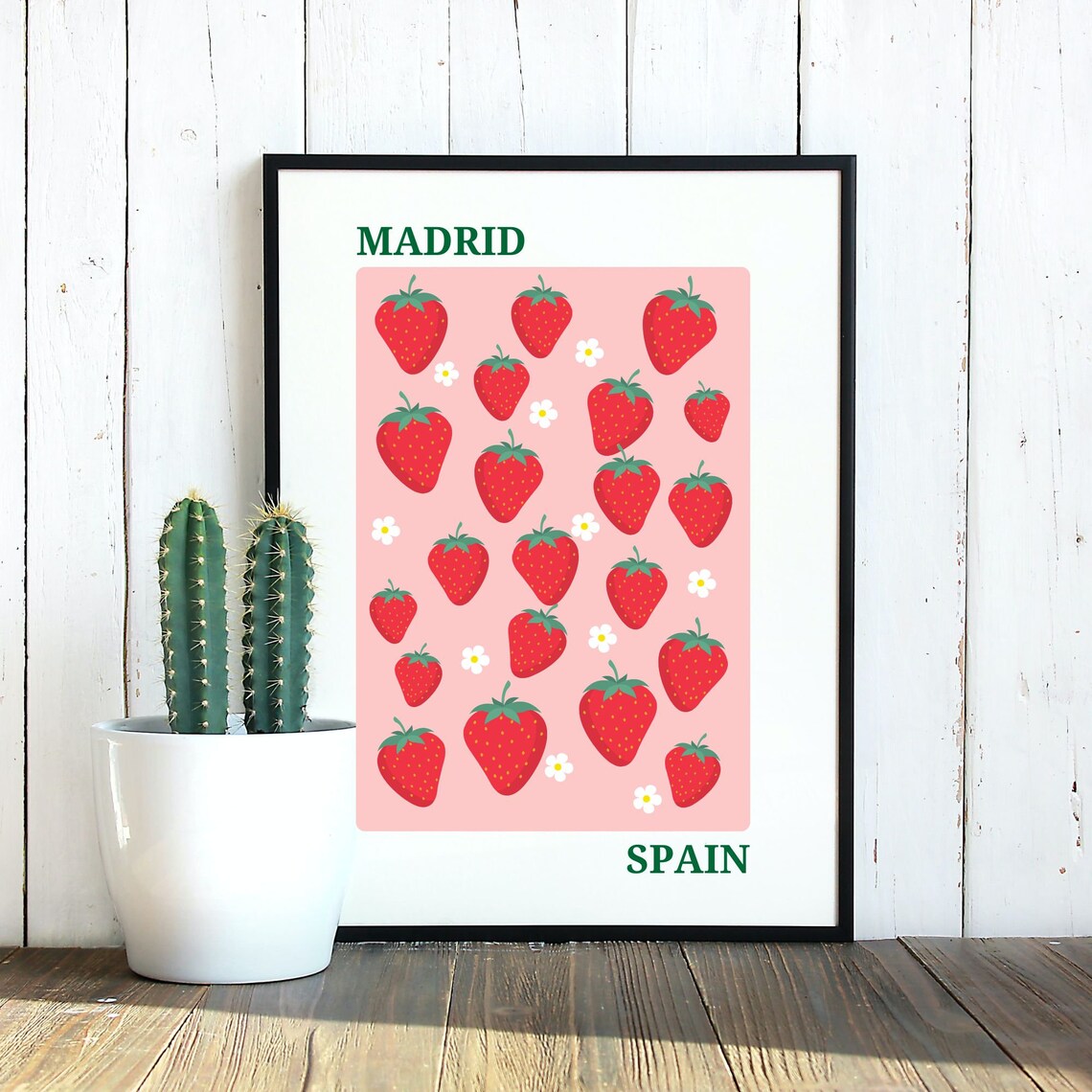 Madrid Travel Poster, Fruit Market Poster - Image 2