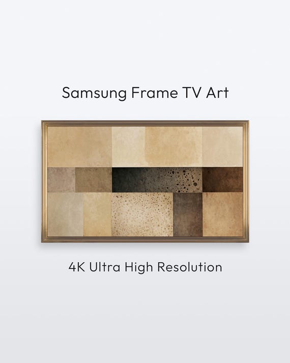 Samsung Frame Tv Abstract Art Minimalist Modern Image 4k Print