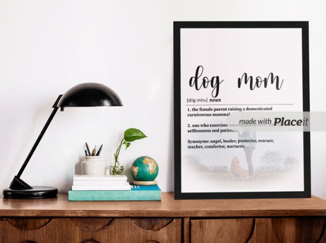 Definition Of Dog Mom Print Dog Lover Gift Dog Wall Art Dog Quote Print Dog Poster Dog Mom Gift Dog Meaning Art Dog Art - Image 4