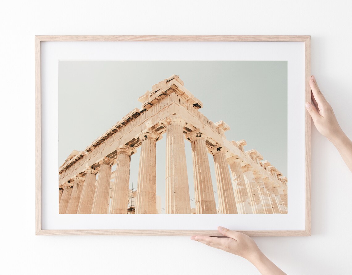 Parthenon Greece Athens Landmark Travel Poster - Image 2