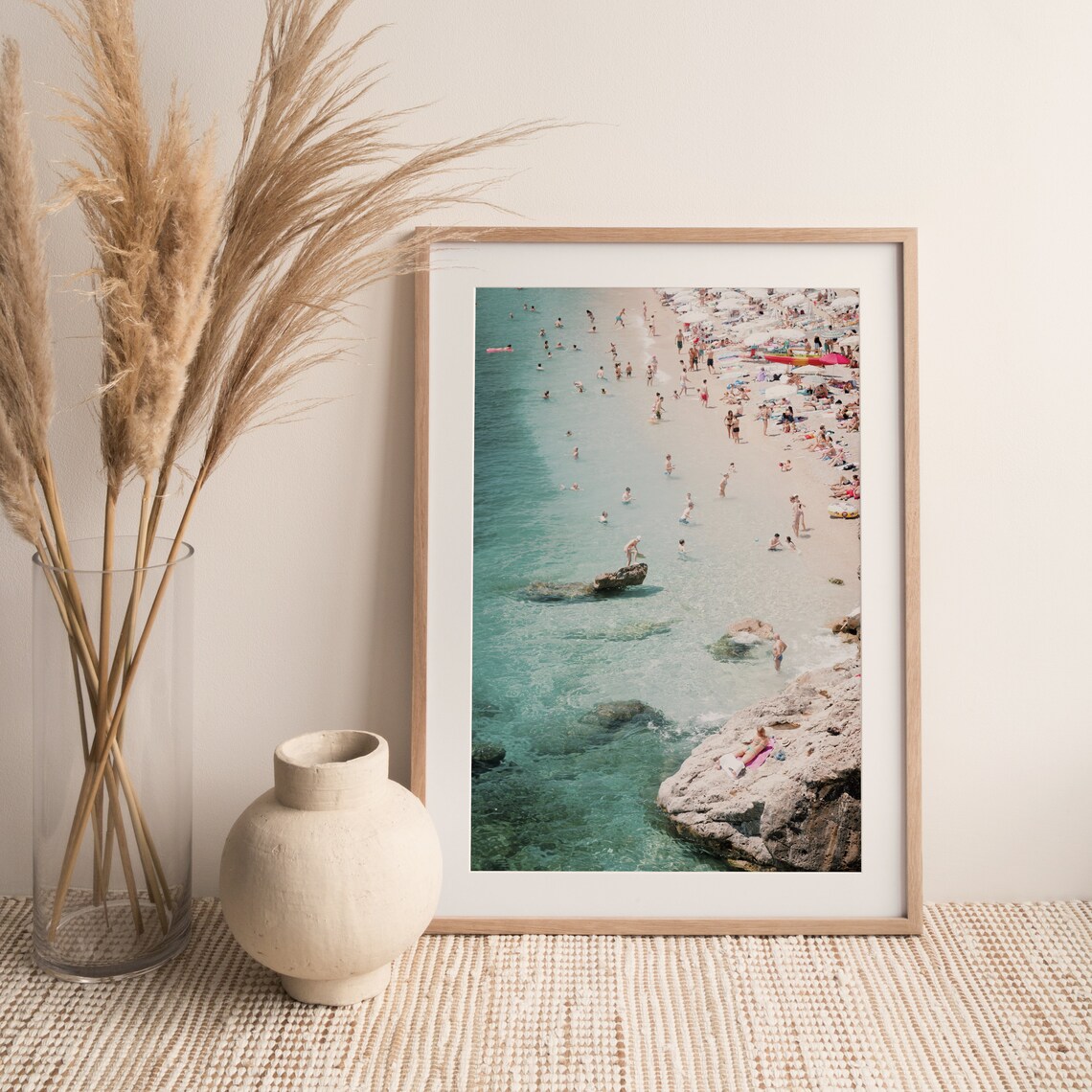 Hvar Beach Croatia Coast Coastal Art Print - Image 3