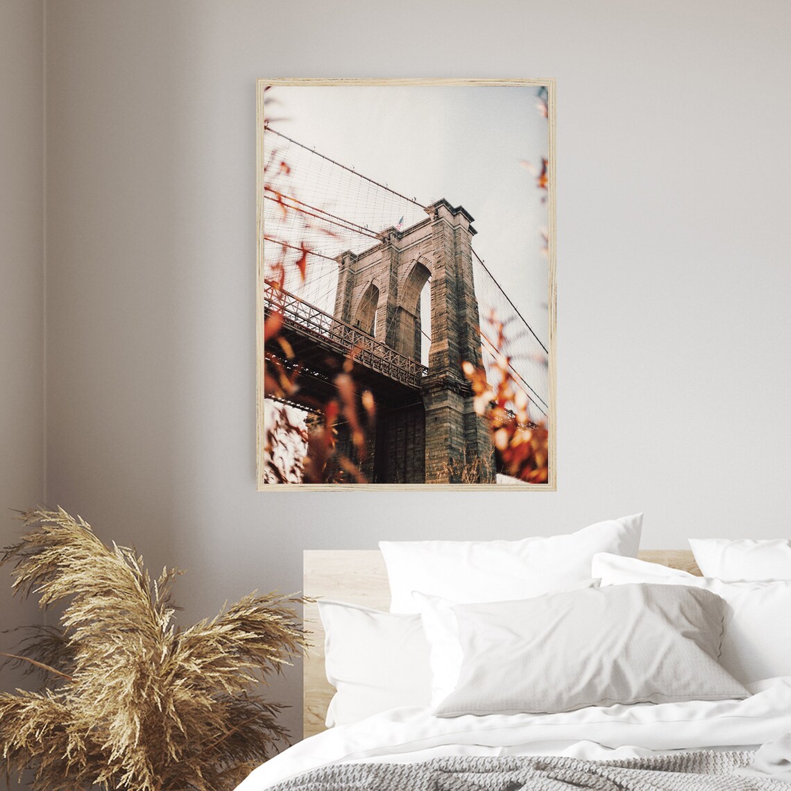 Brooklyn Bridge Photography, New York Urban Poster - Image 3