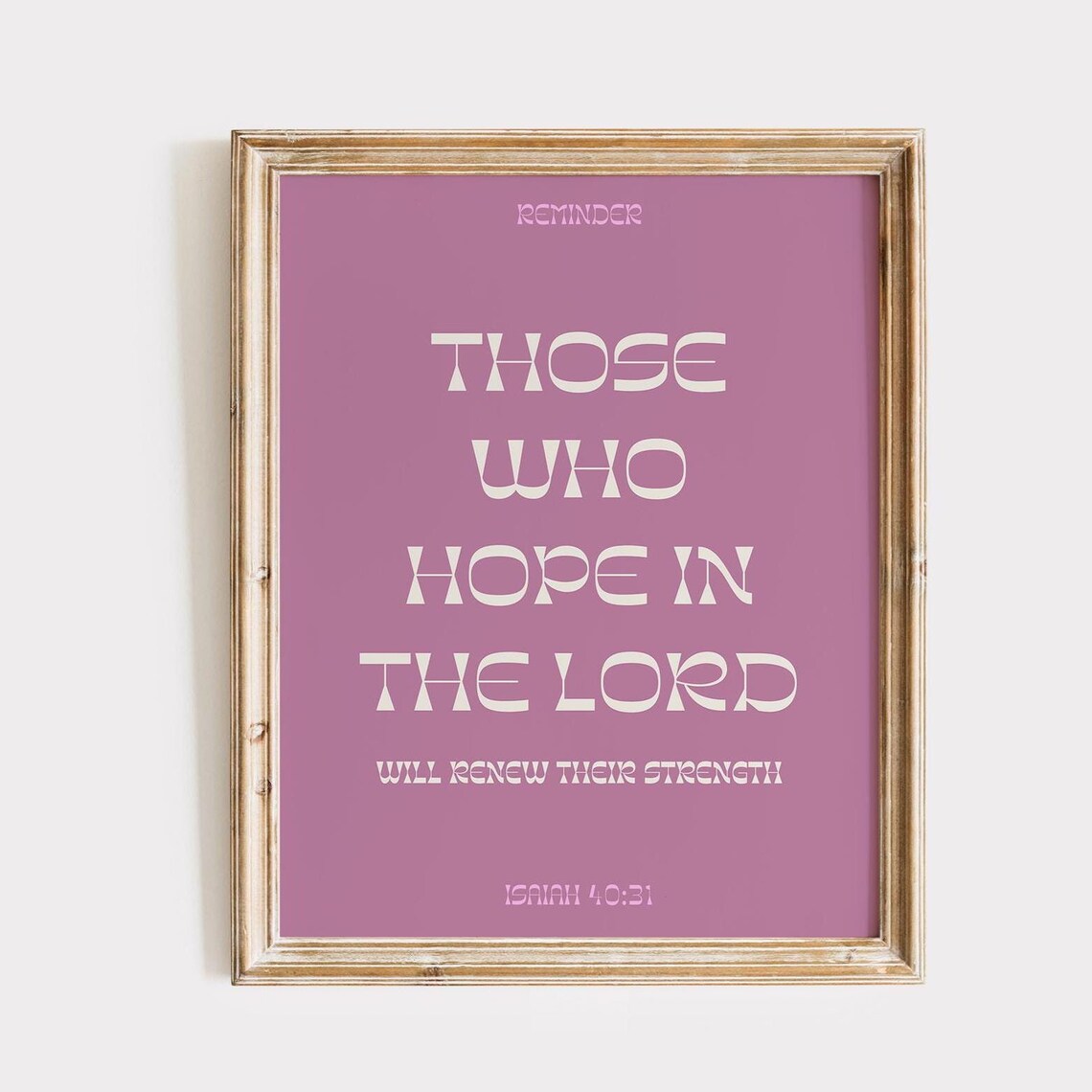 Isaiah 4031 Purple Christian Wall Art