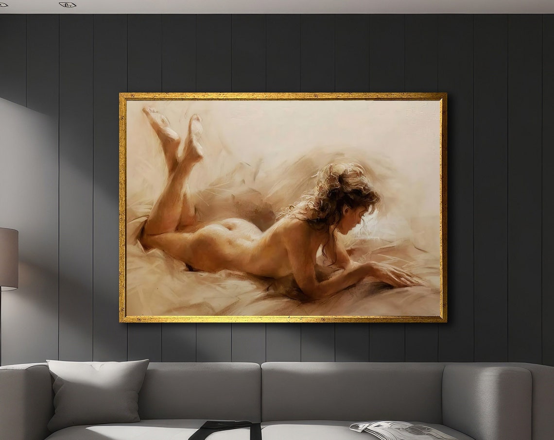 Nude Woman Art, Elegant Timeless Beauty