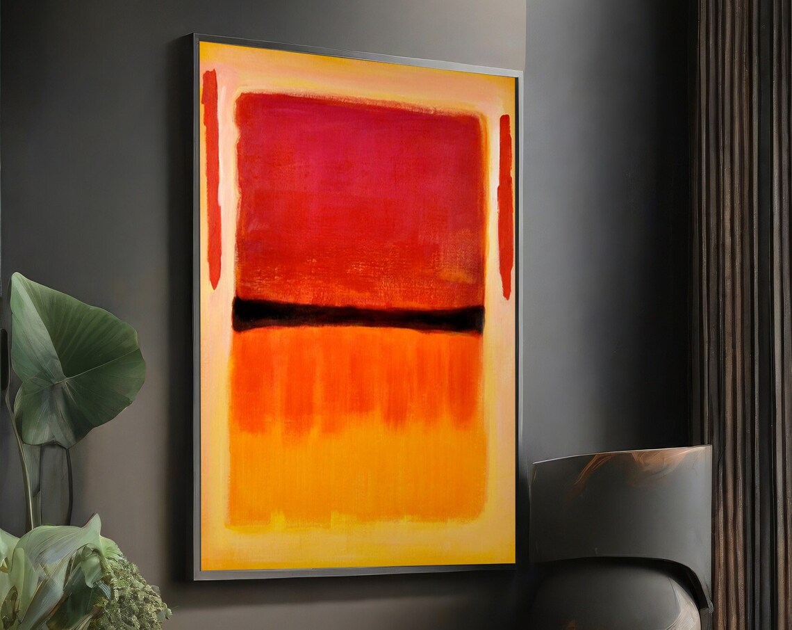 Mark Rothko Abstract Art, Expressionist Decor