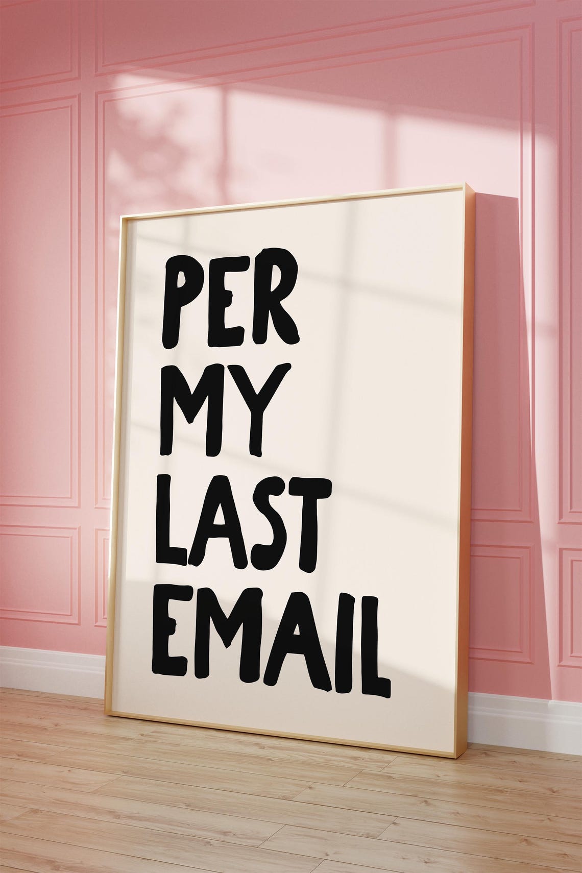 Per My Last Email Funny Office Quote Corporate Work Humor Poster - Image 2
