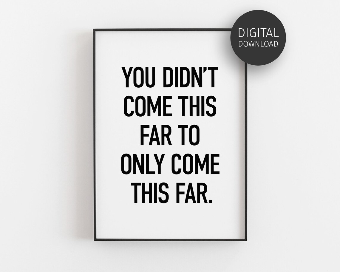 Growth Mindset Quote Art Print, Motivational Office Decor