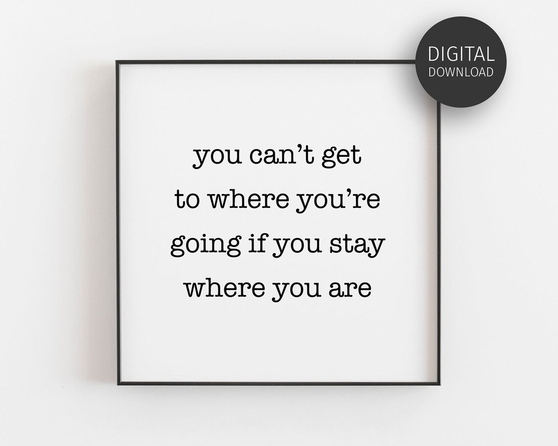 Hustle Entrepreneur Quote Minimalist Art Print