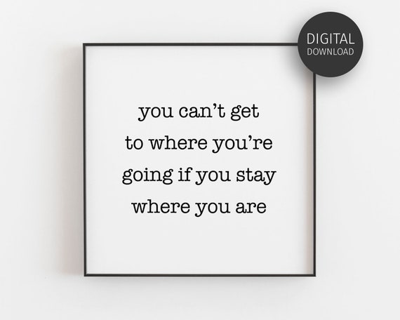 Hustle Entrepreneur Quote Minimalist Art Print