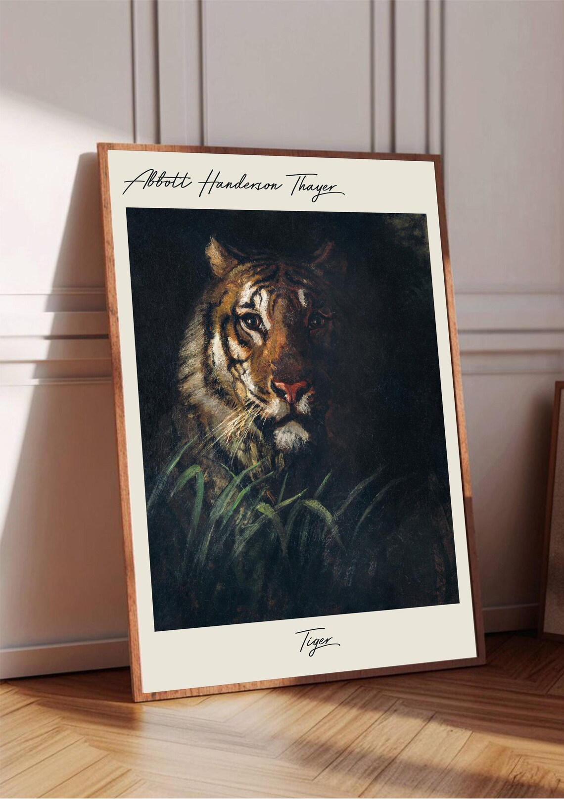 Abbott Handerson Thayer Artistic Tiger, Vintage Art - Image 2