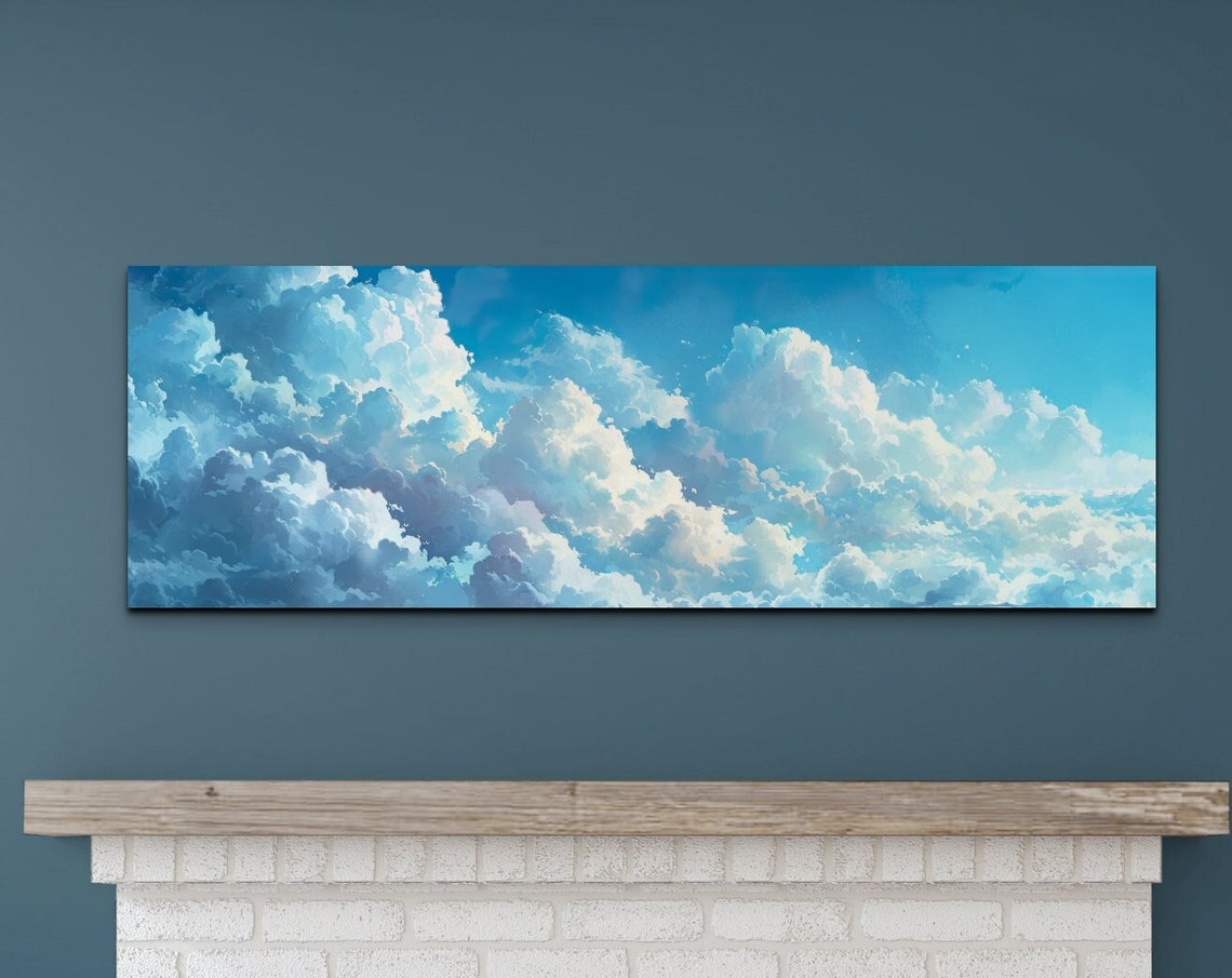Panoramic Cloud Sky Wall Art