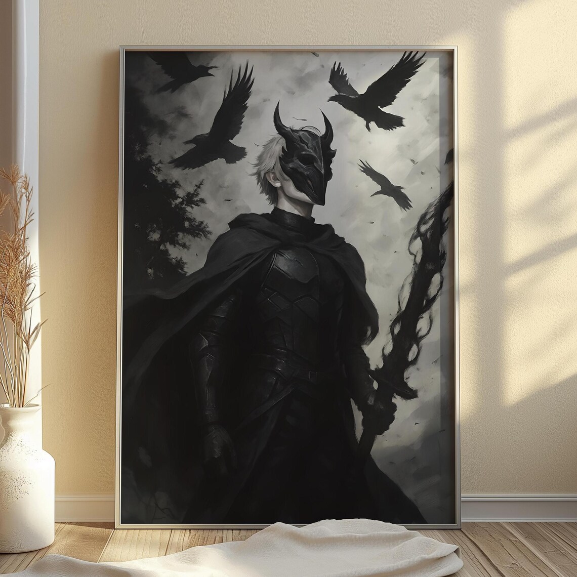 Shadow Slave Mystic Sunny Dark Fantasy Art Poster
