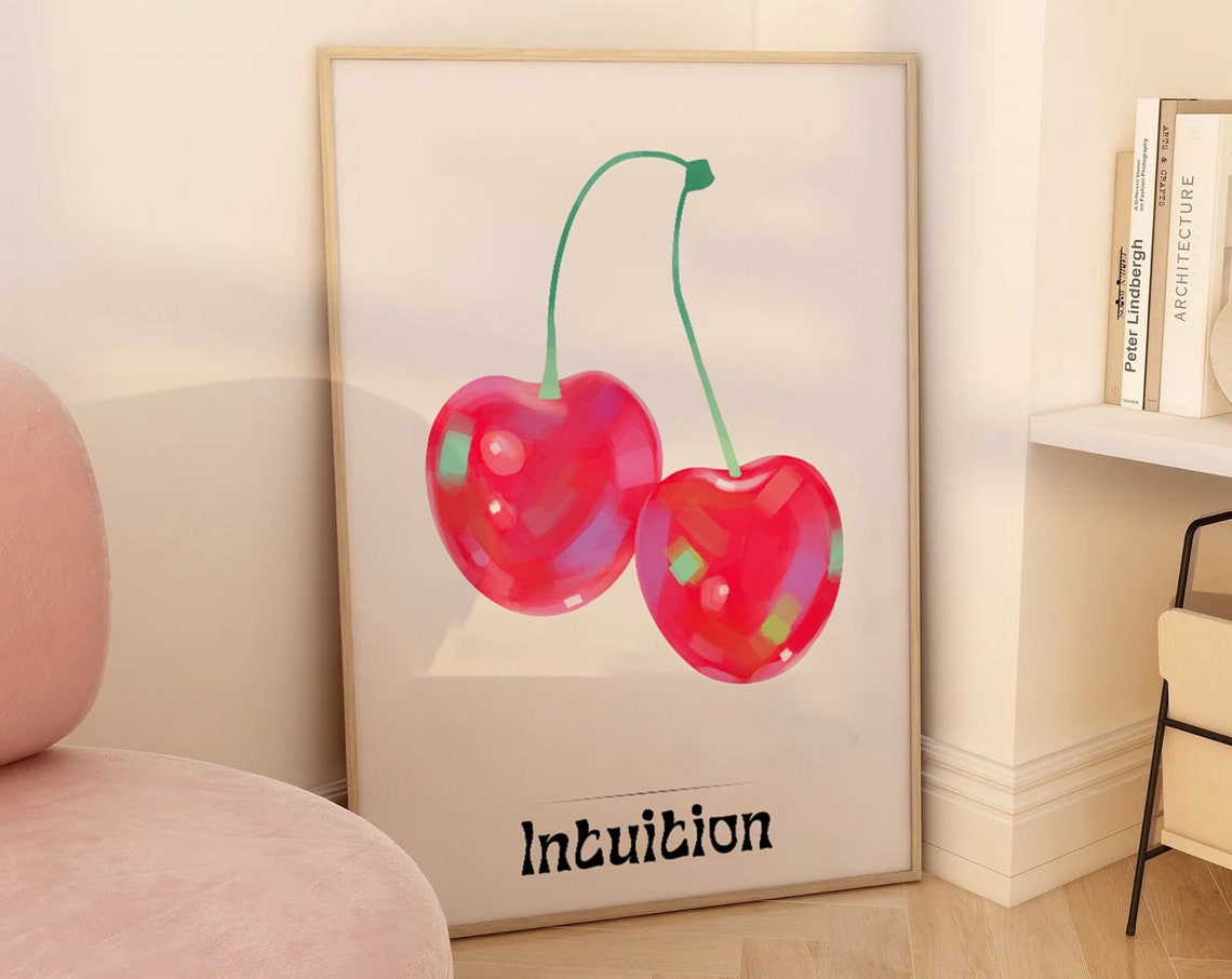 Intuition Disco Cherry Fruit Preppy Kitchen Dorm Wall Decor Poster - Image 4