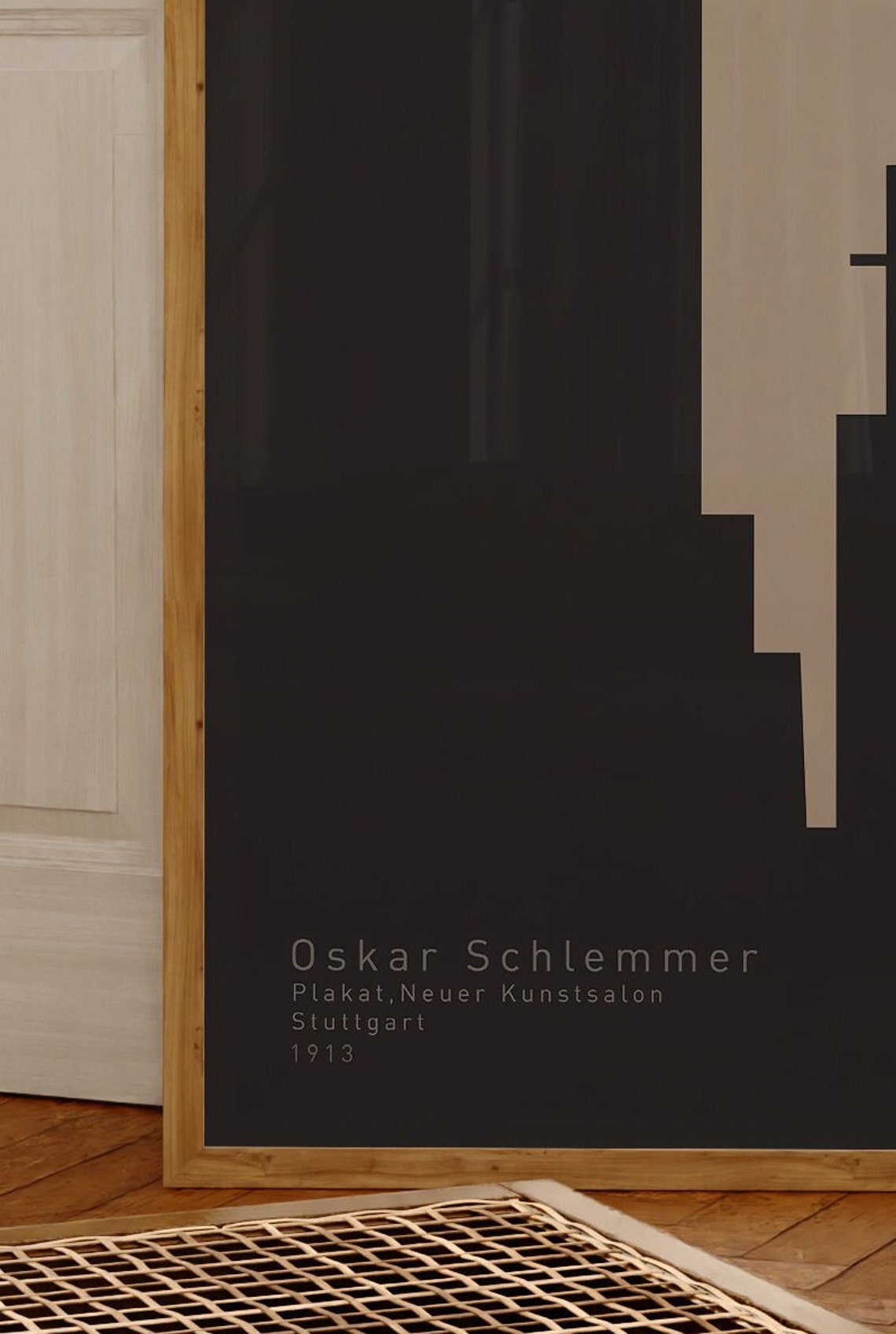 Oskar Schlemmer Neuer Kunstsalon Stuttgart 1913 Abstract Figure Poster - Image 3