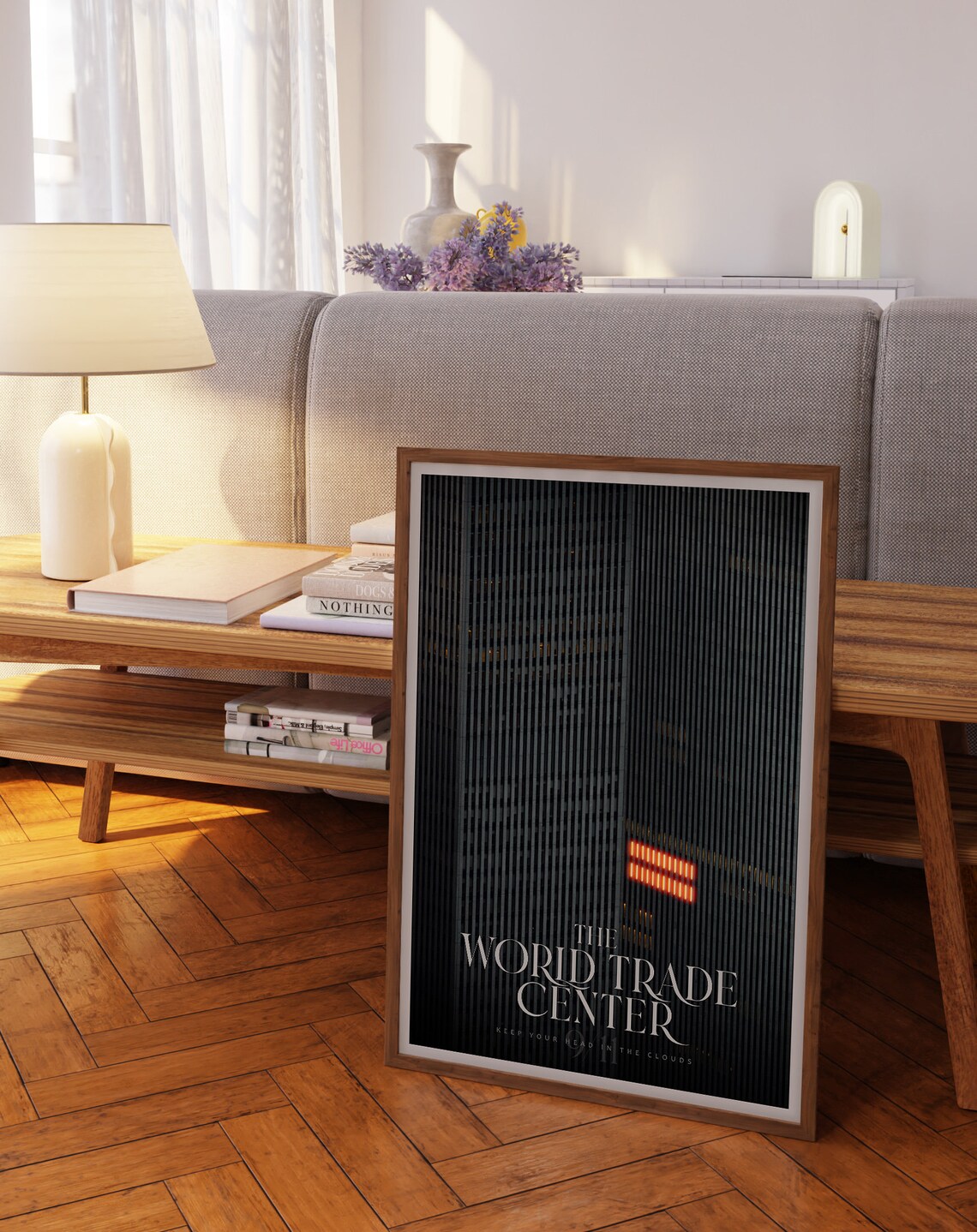 World Trade Center 9/11 Retro Travel Poster Print - Image 4
