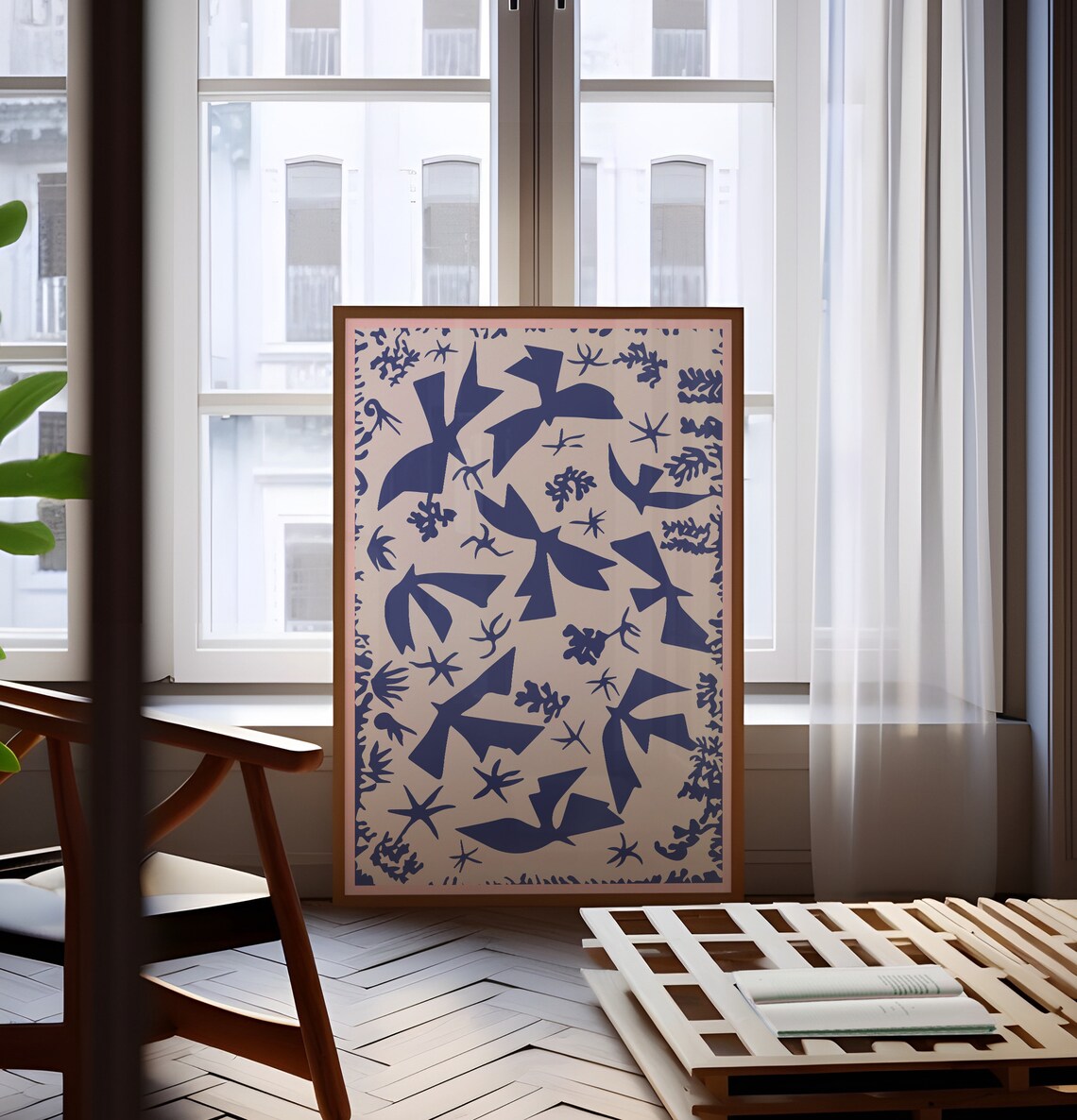 Polynesia The Sky, Matisse-Inspired Art Print - Image 2