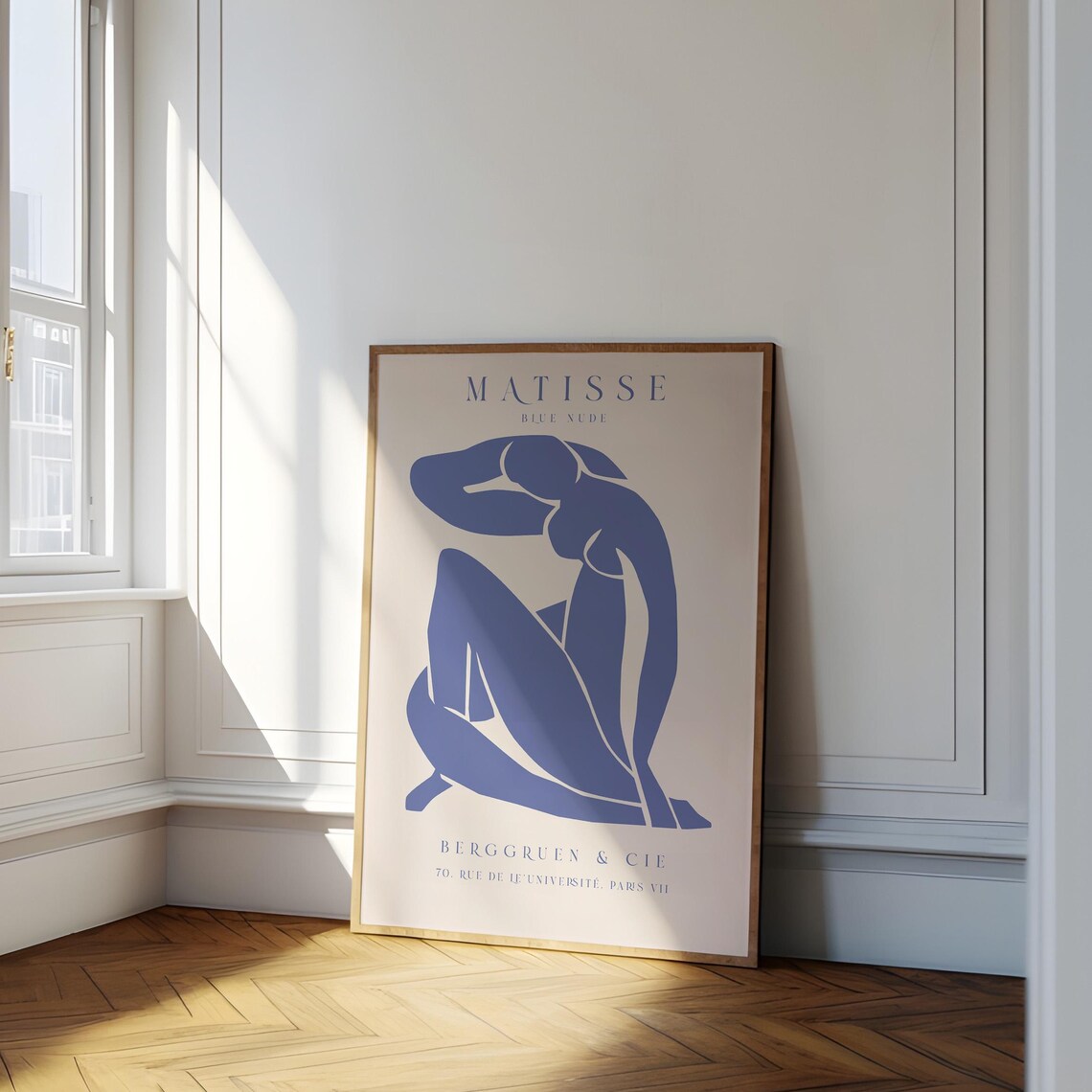 Henri Matisse Blue Nude Cutout Berggruen Paris Exhibition Art Poster - Image 4