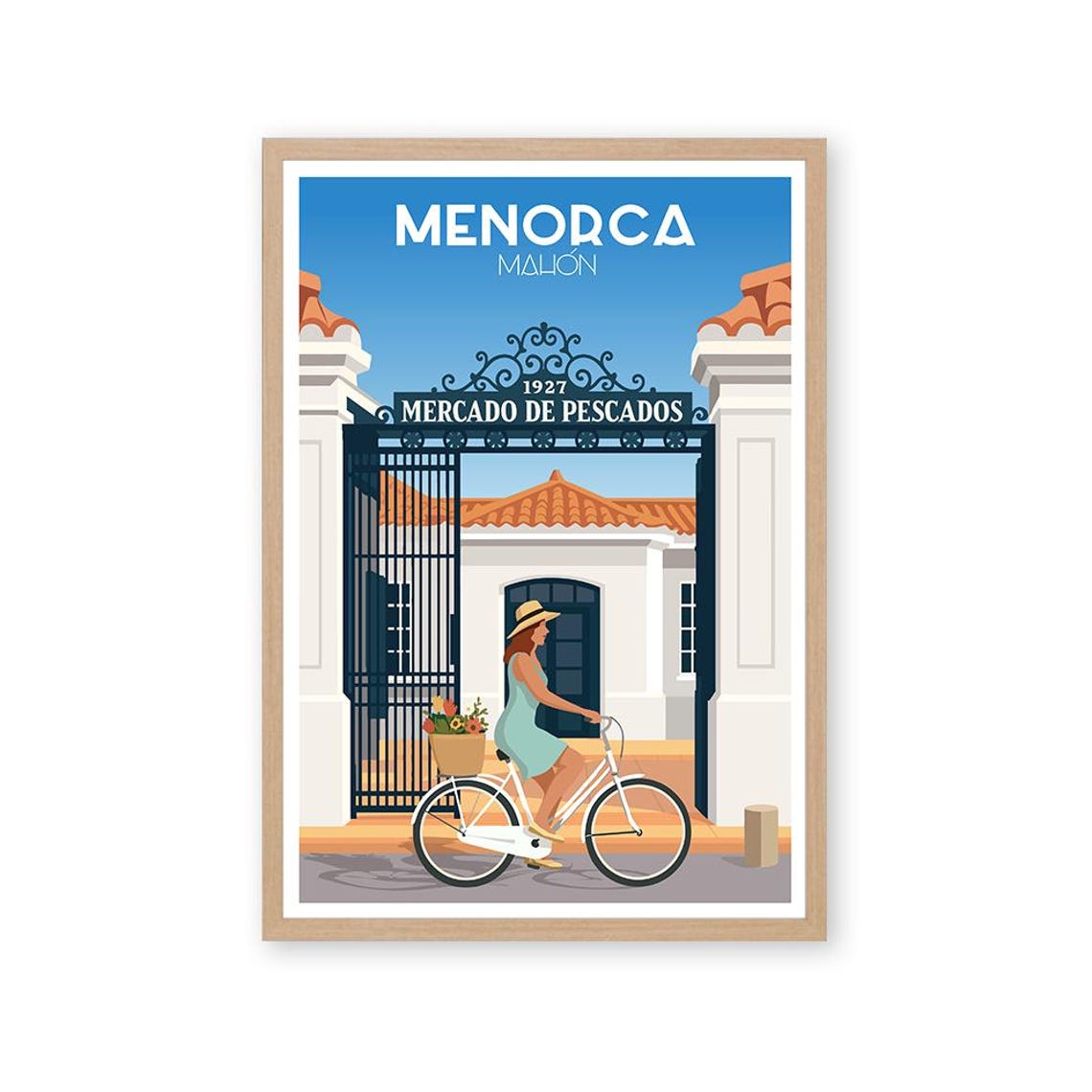 Fish Market Poster, Ma Menorca