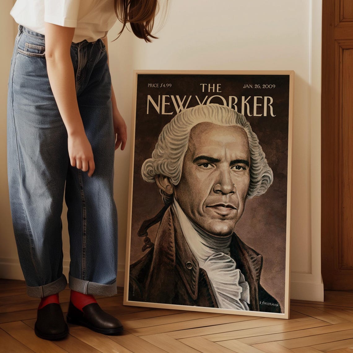 Barack Obama New Yorker Cover Poster January 26 2009 Inauguration