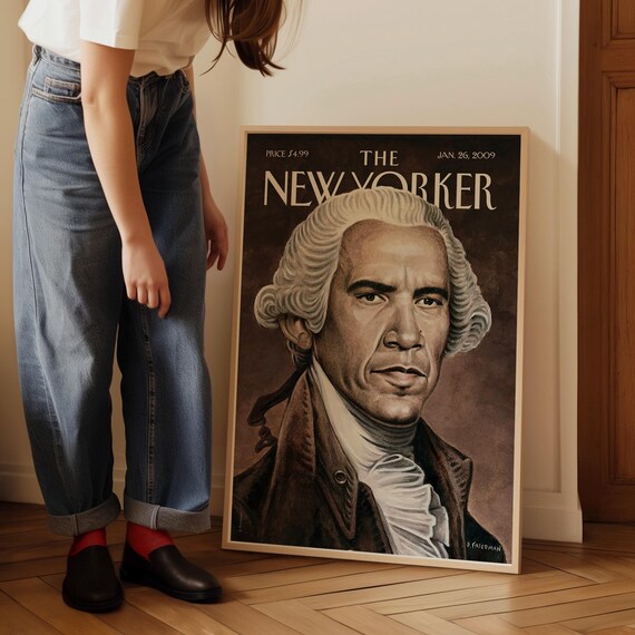 Barack Obama New Yorker Cover Poster January 26 2009 Inauguration