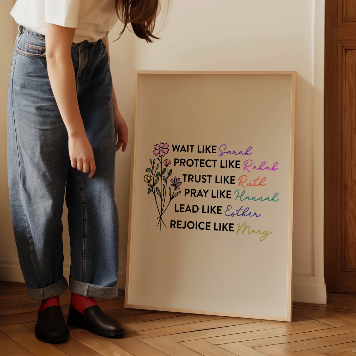 Christian Women Of Bible Scripture Art Print - Image 2