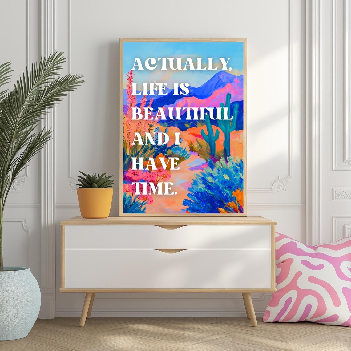 Actually Life Is Beautiful, No Butterflies Poster - Image 3