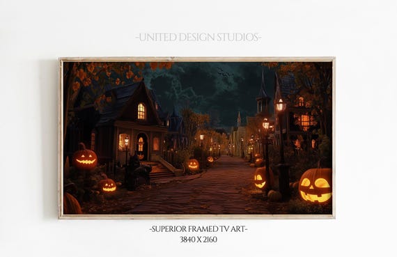 Halloween Town Jack-O'-Lantern Art Print