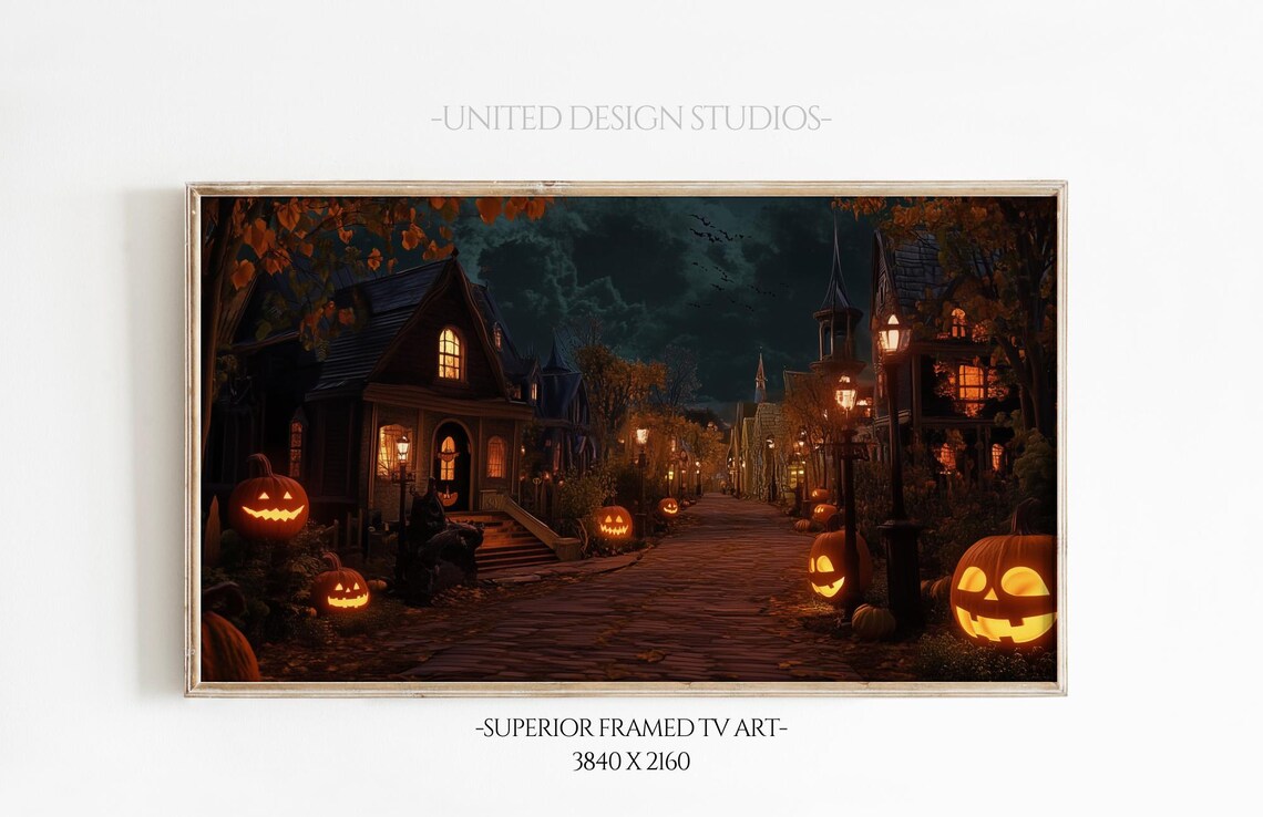 Halloween Town Jack-O'-Lantern Art Print