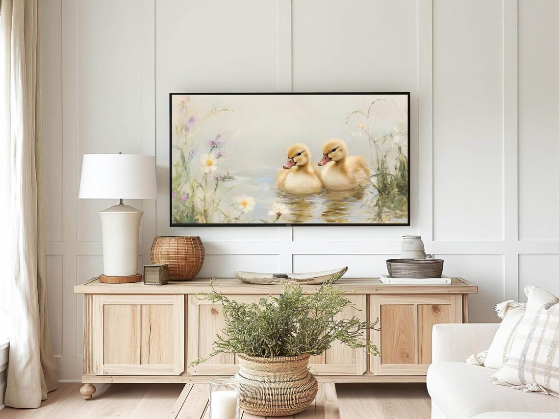 Cute Easter Ducklings Spring Farmhouse Art Print - Image 5