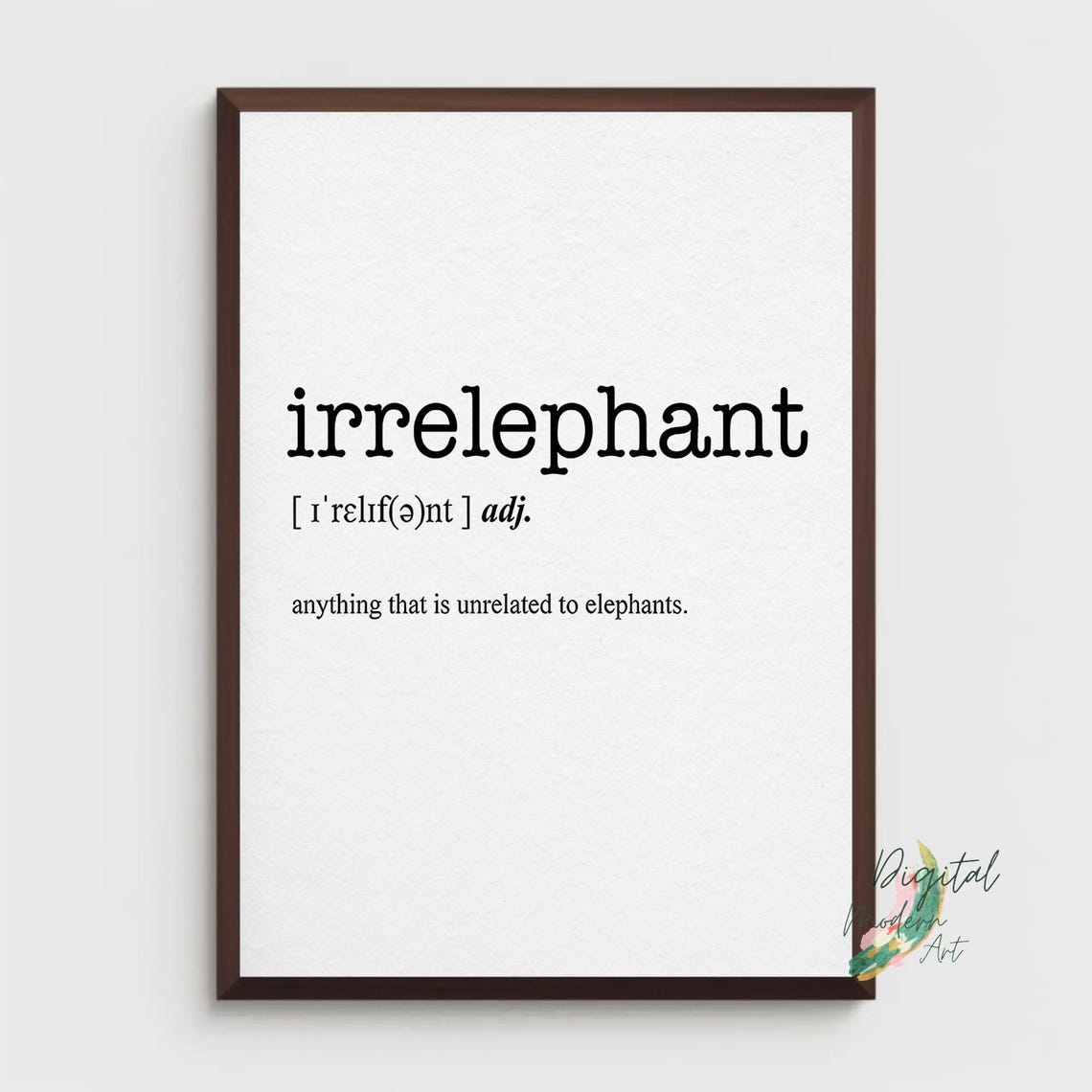 Mephobia Funny Dictionary Definition Self Confidence Humor Poster - Image 2