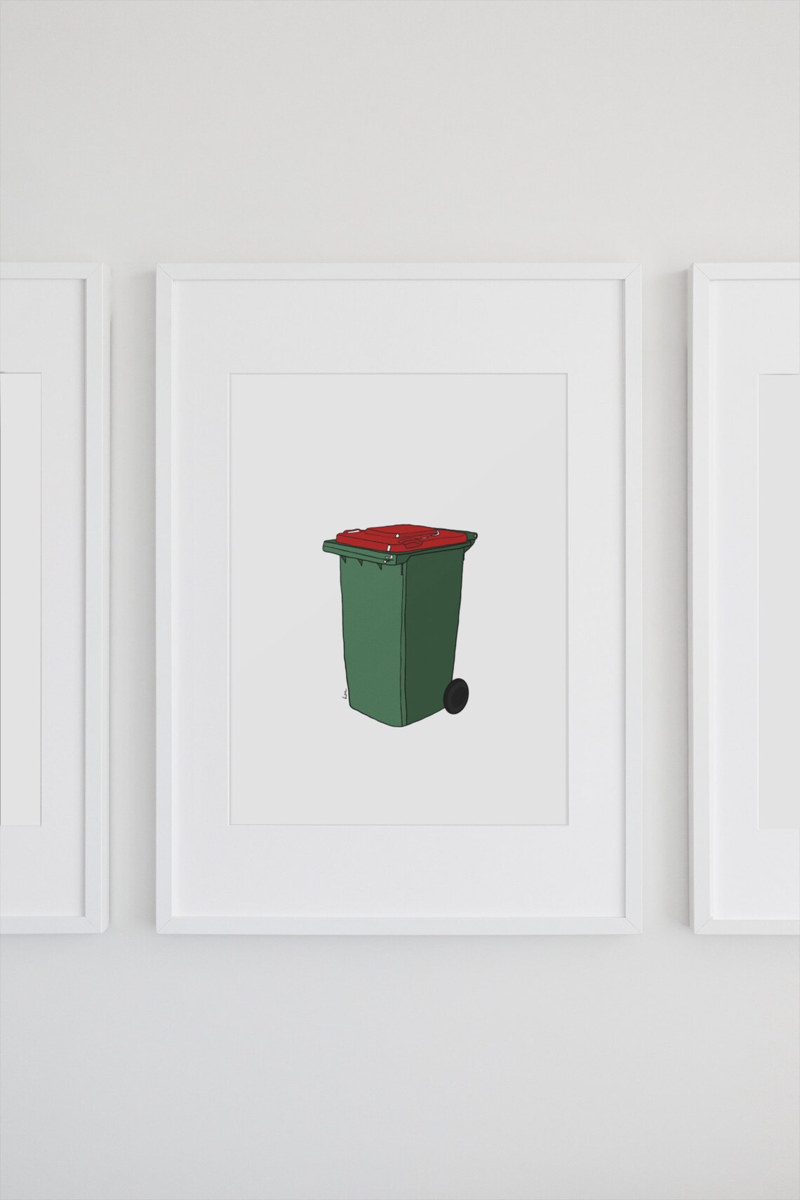 Bin Chicken Series, Aussie Australian Illustration