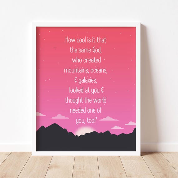 Same God Of Creation Thought We Needed You Pink Inspirational Quote Encouraging God Quote Spiritual Quotes Grace Gift