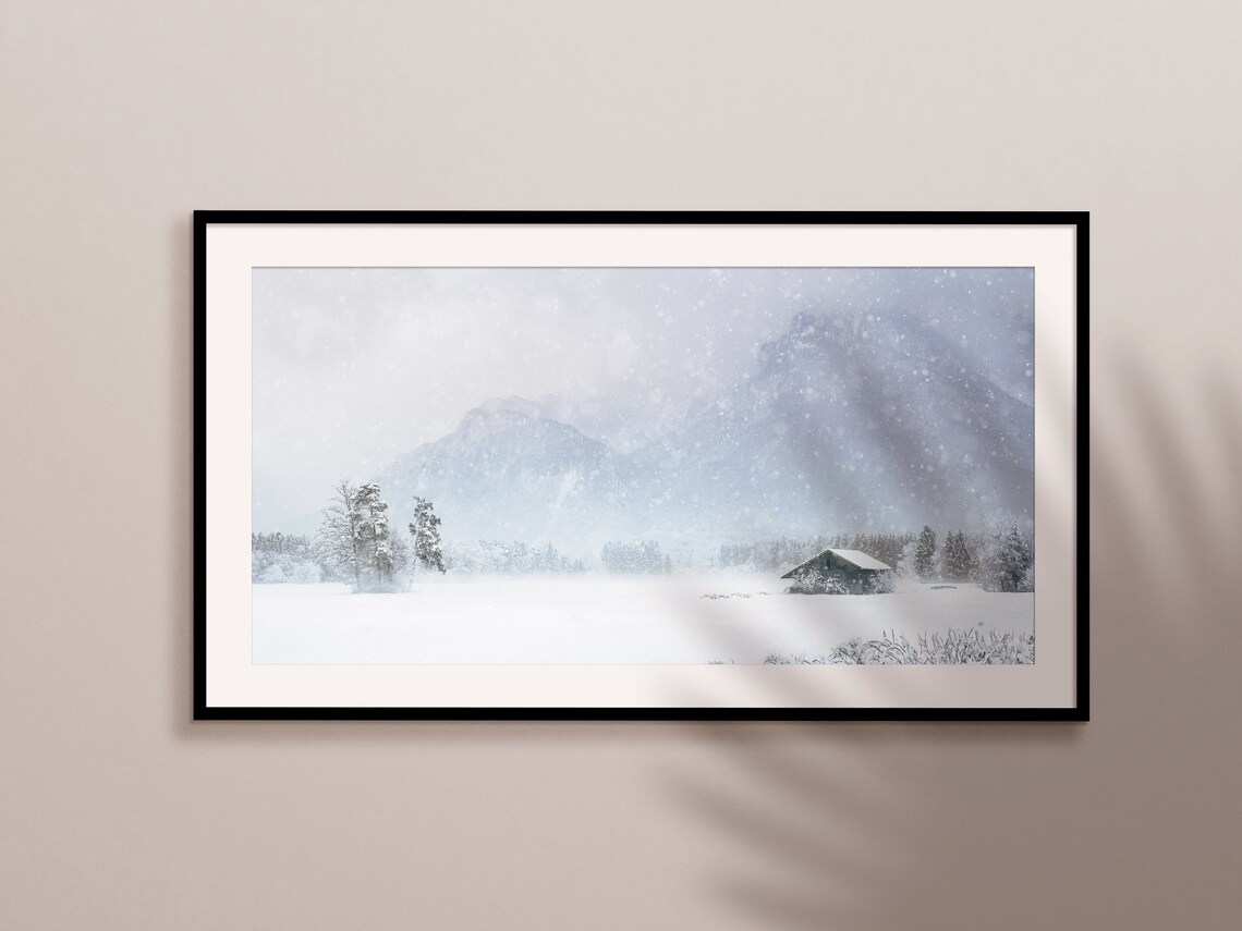 Christmas Country Scenery Vintage Art Print - Image 2