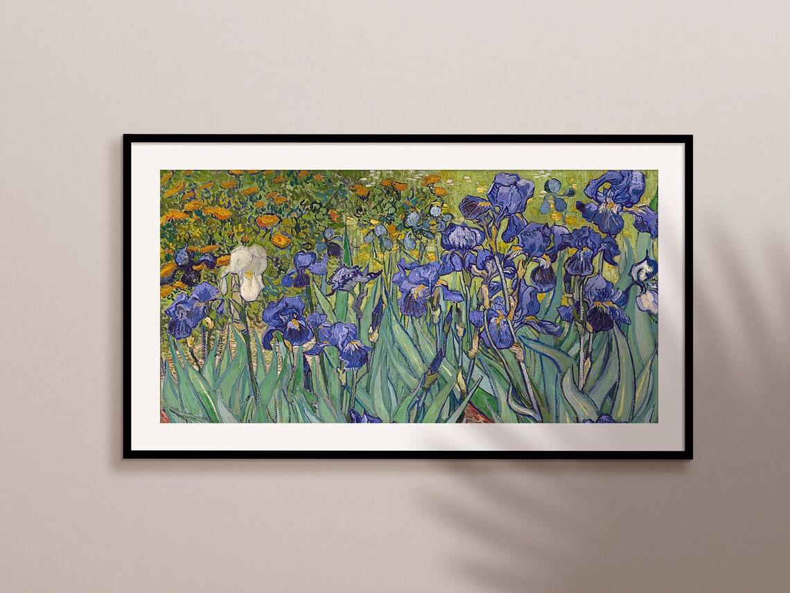 Irises By Van Gogh, Art Print - Image 2