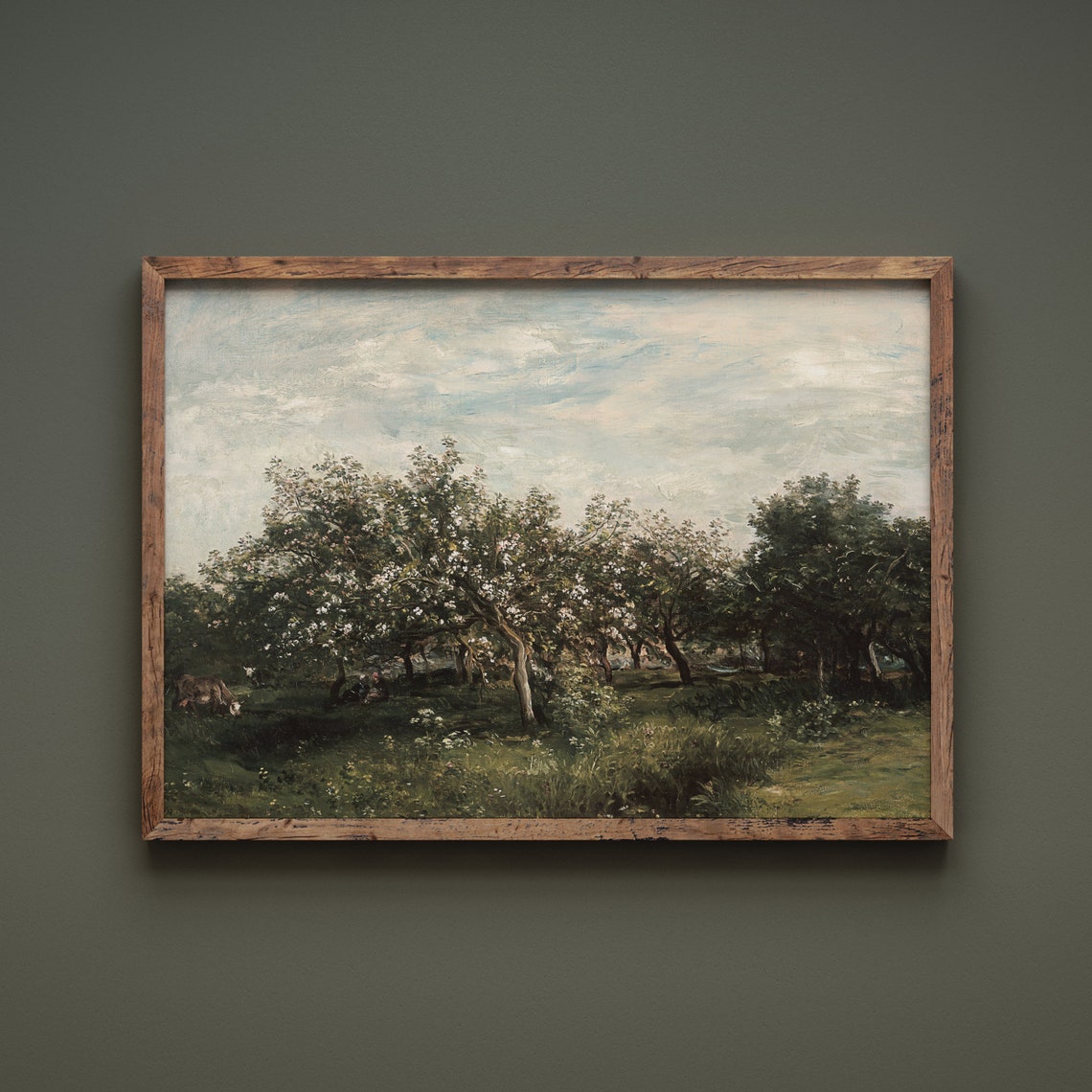 Spring Bloom Trees Vintage Poster Print - Image 2