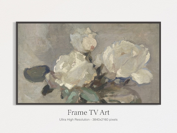 Frame TV Vintage Flower Botanical Poster