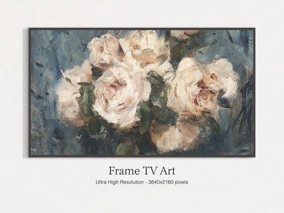 Vintage Flower Still Life Roses Poster Print