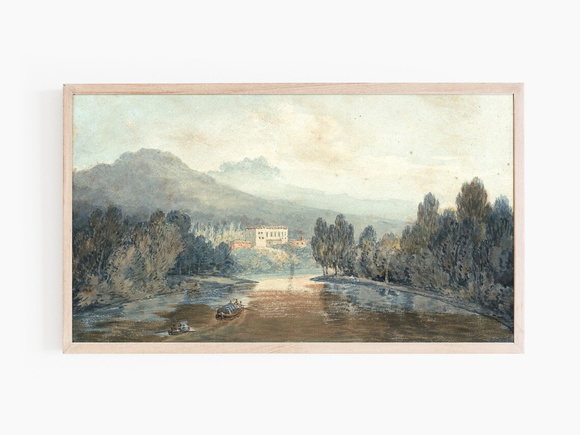 Spring Landscape Vintage Art Print - Image 3